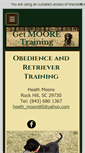 Mobile Screenshot of getmooretraining.com