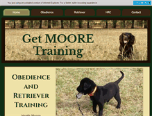 Tablet Screenshot of getmooretraining.com